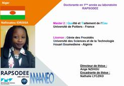 Nafissatou IDRISSA - Doctorante Centre RAPSODEE UMR CNRS 5302