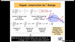 5-2 Pertes et gains de charge : conservation de l'énergie, premier principe en système ouvert