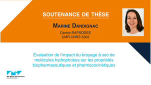 Soutenance de thèse  Marine Dandignac