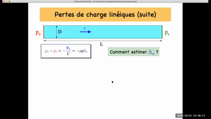 5.4 Pertes et gains de charge : calcul effectif des pertes de charges régulières, singulières