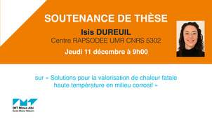 Soutenance de thèse Isis Dureuil