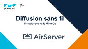 Tutoriel de connexion sur Airserver Mac&PC