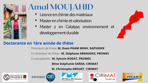 Amal MOUJAHID - Centre RAPSODEE UMR CNRS 5302