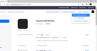 Zoom - Lancer directement une visioconférence