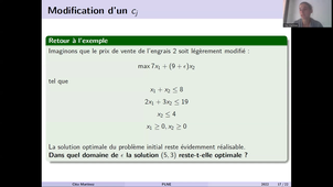 PL- analyse de sensibilité